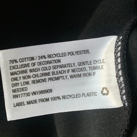 Joylab Women's Black Long Sleeve Shirt Velour Relaxed Sweatshirt Size Medium - Picture 10 of 11